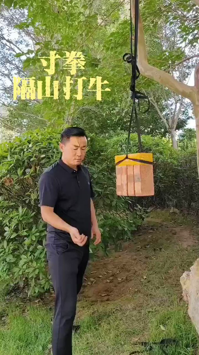 隔山打牛！中国功夫的厉害，大大滴！